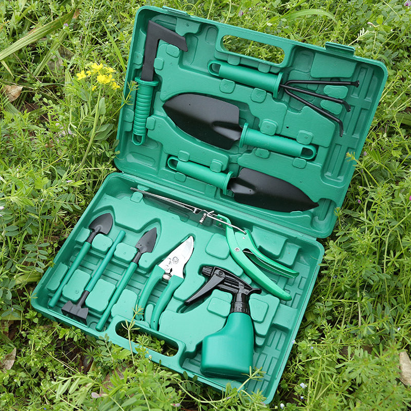 Ten-piece gardening tool set