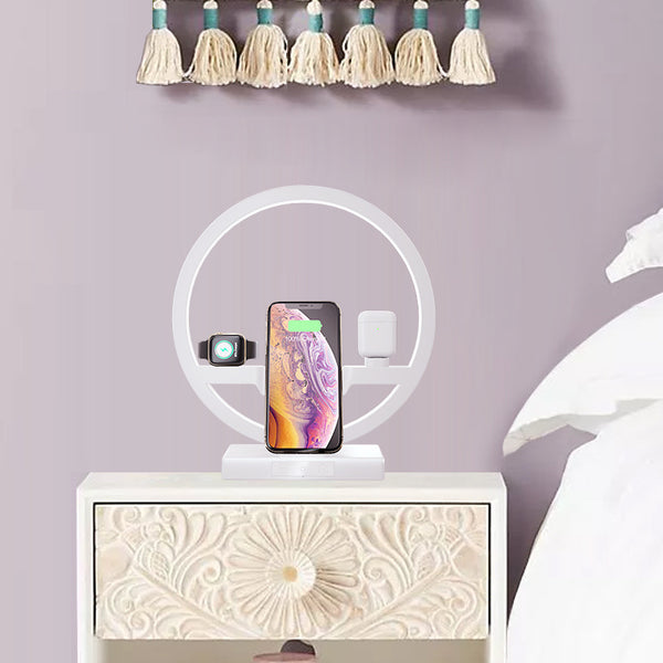 3 In 1 Wireless Lamp Charger