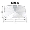 Foldable Car Sunshade